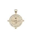 LIMITED EDITION 250TH PROTECT Eagle JW Small Embellished Coin in Solid Gold
