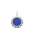 Back of protect traveling eye shows gold setting
