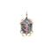 PROTECT Labradorite Scarab Pendant in Solid Gold