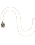 PROTECT Labradorite Scarab Pendant in Solid Gold