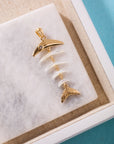 Stylized shot of the strong fishbone pendant