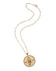 Gold original Scorpio pendant on the satellite chain