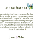 STONE HARBOR JW Original Pendant Coin
