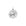 Silver Small Coin Pendant with Lion and star