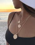 SISTERS Forever Petite Embellished Coin Pendant