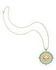 Strong day break pendant on the classic rolo chain