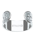 STRONG Rising Sun Cuff in Silver