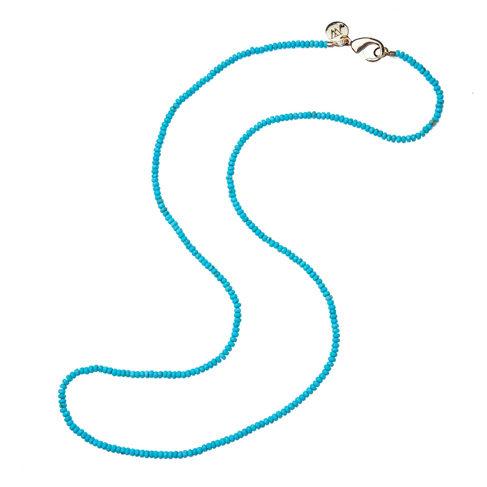 Turquoise beaded necklace