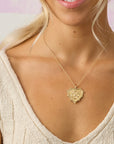 LOVE JW Quatrefoil Heart Pendant