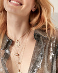 FOREVER Something Blue Pin in Solid Gold