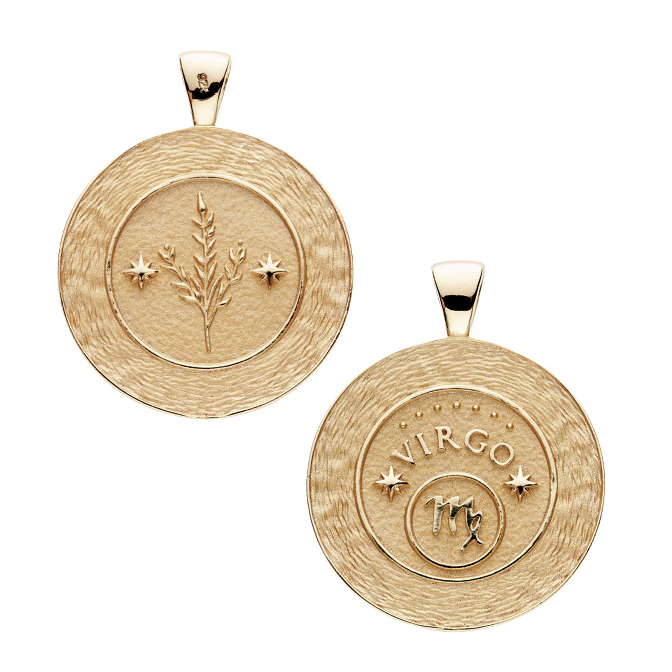 Virgo coin store necklace