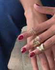 Video of gold snake ring