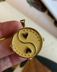 Gold Coin Shown Front and Back in Video
