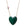 LOVE Malachite Carved Heart Necklace with Gold Setting SALE