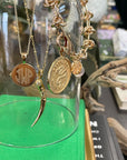 Personalized Petite Coin Pendant