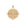 Gold Coin Pendant with Twin Bees Illustration