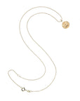 Gold Free Coin on 10 karat adjustable chain