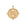 Gold Coin with Yin and yang of hearts (front)
