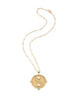 Gold Balance Coin on Satellite Beaded Chain