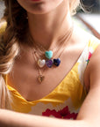 LOVE Shell Carved Heart Necklace with Gold Setting SALE