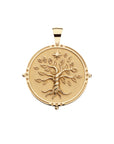 Gold Coin Featuring Tree of Life and Star Above Tree