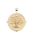 Gold Coin Featuring Tree of Life and Star Above Tree