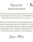 FOREVER Moon and Back Pendant Coin