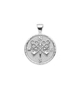 FOREVER JW Small Pendant Coin in Silver