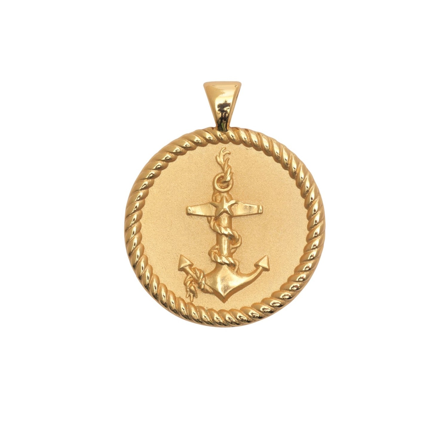 Pendant Coin Necklace with Symbol and Inspired Word - STRENGTH – Jane Win  by Jane Winchester Paradis