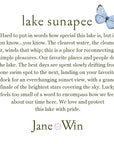 LAKE SUNAPEE JW Original Pendant Coin