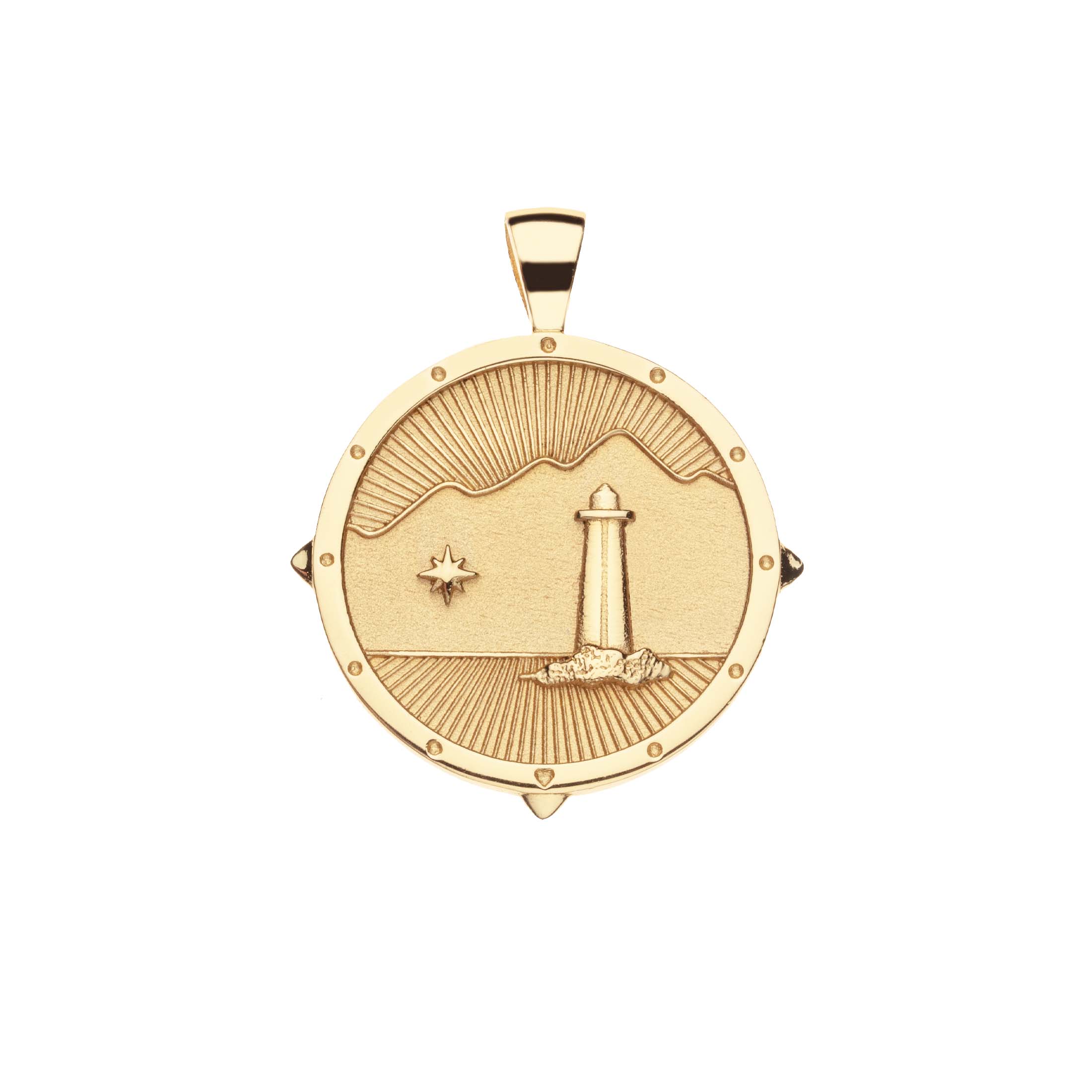 Pendant Coin Necklace Location - LAKE SUNAPEE – Jane Win Jewelry