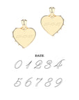 LOVE Half of My Heart Set of Two Pendants