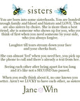 Jane Win Sisters Card and Meaning