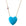 LOVE Turquoise Carved Heart Necklace with Gold Setting SALE