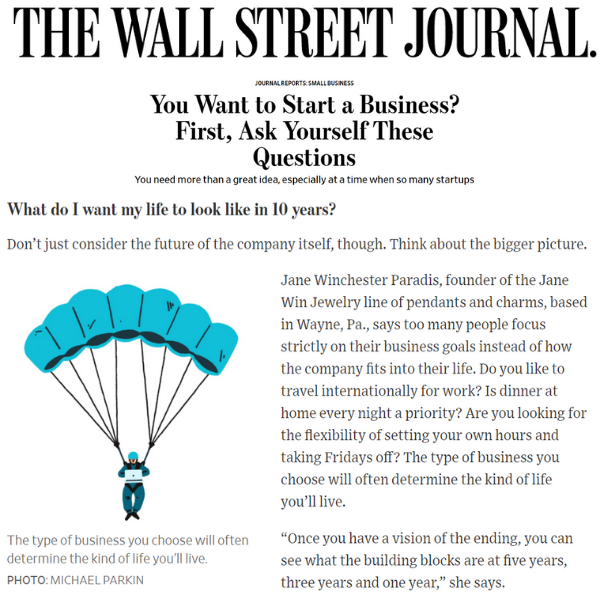 Press Highlight: Wall Street Journal - Small Business Journal