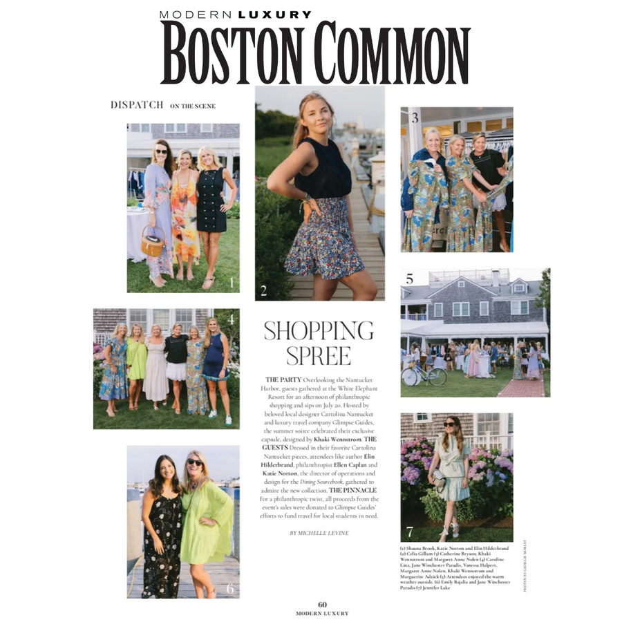 Press Highlight: Boston Common Jane Win & Cartolina Nantucket 'Shopping Spree'