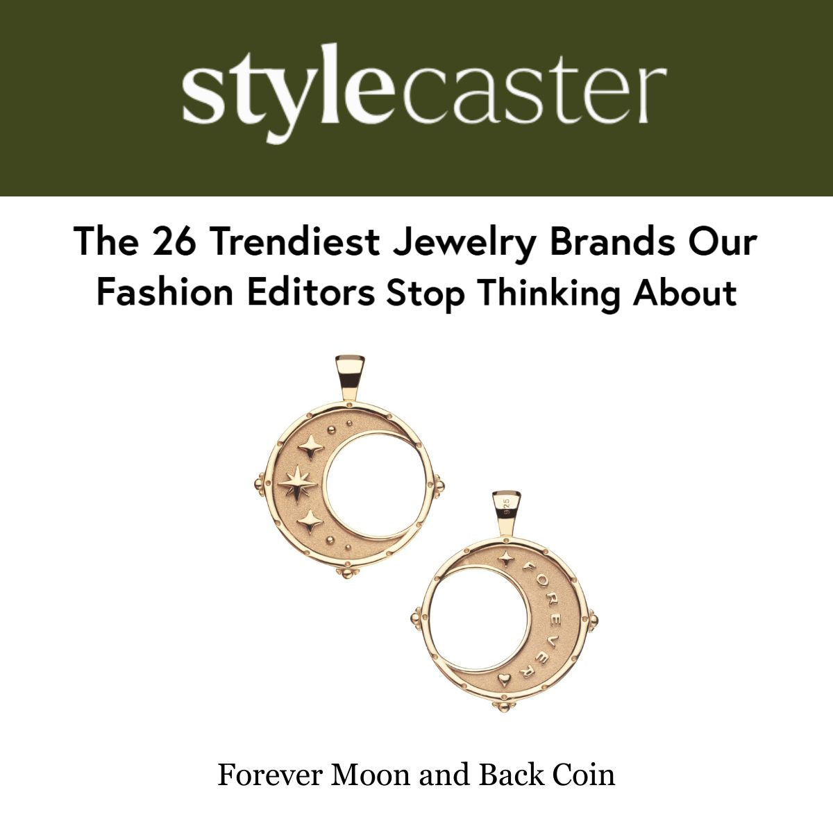 Press Highlight: StyleCaster's Fashion Editors Can't Stop Thinking about this Jane Win Pendant