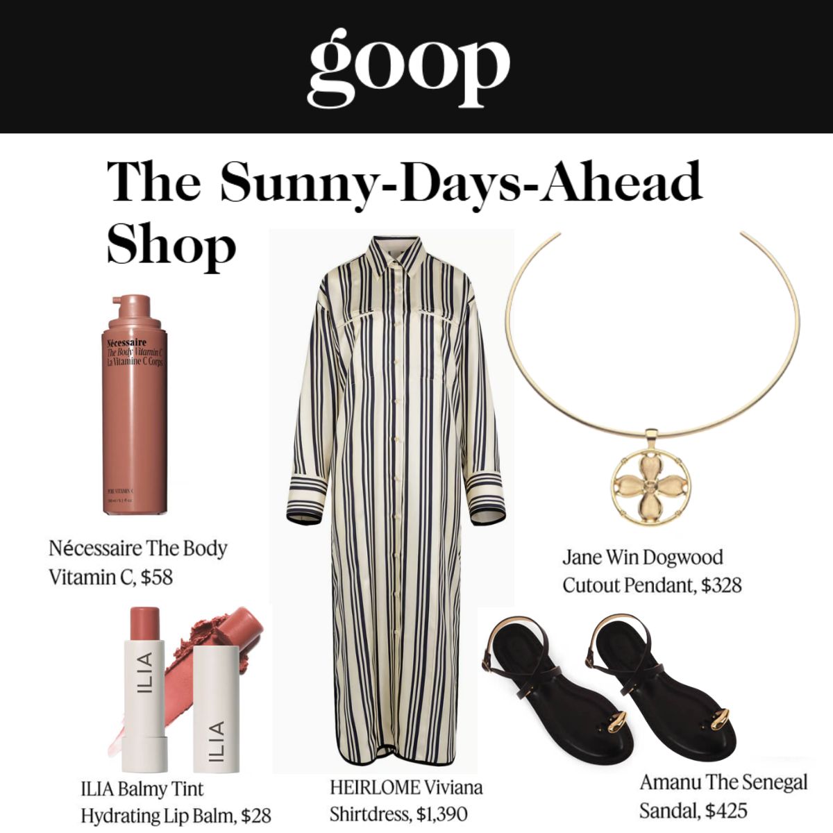 Press Highlight: Goop says Jane Win is 'Spring Approved'