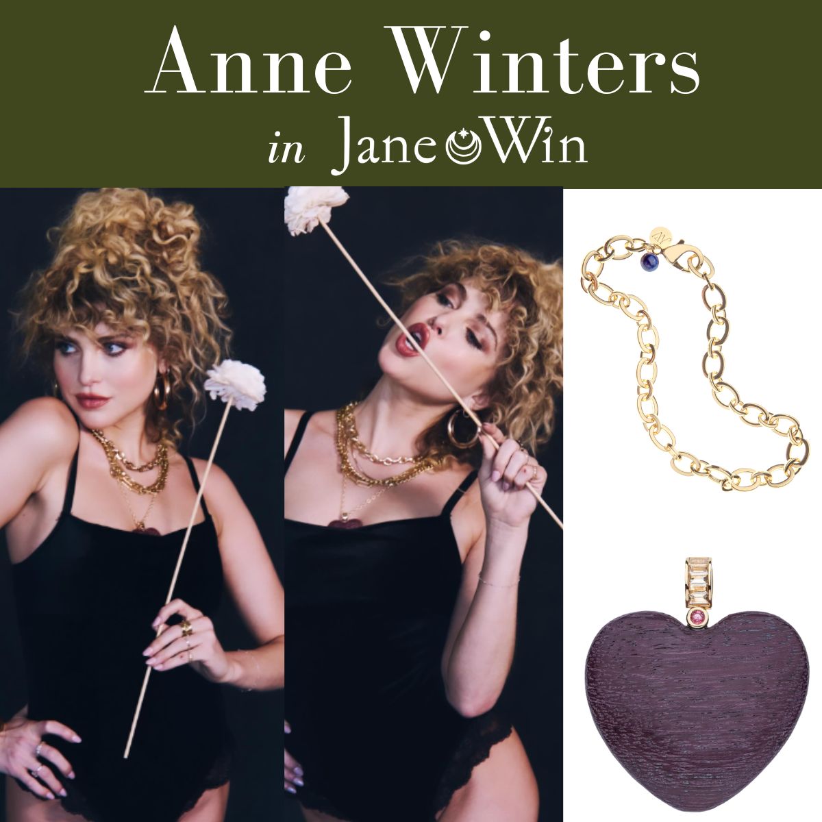 Press Highlight: Anne Winters Spotted in Jane Win – Jane Win Jewelry
