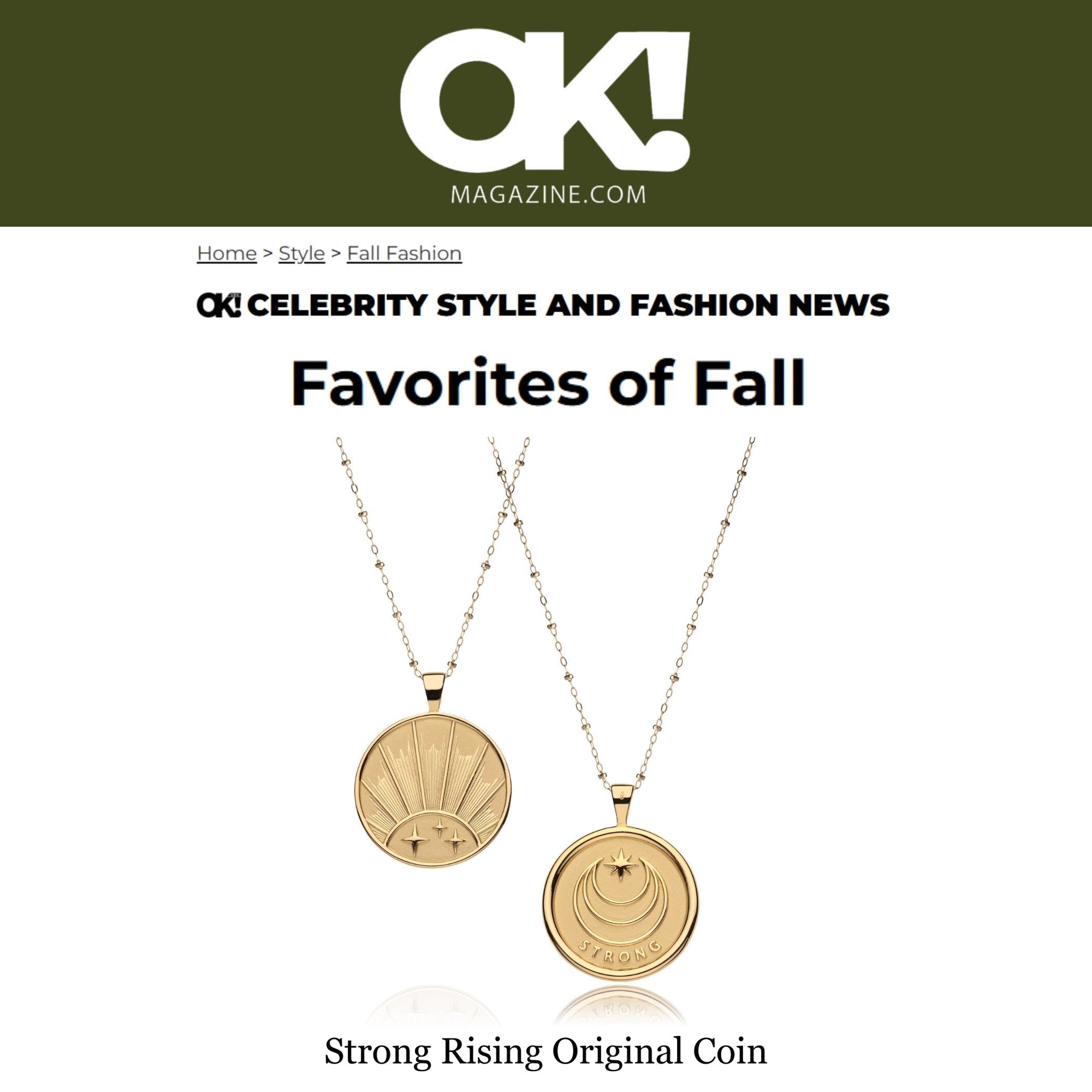 Press Highlight: Jane Win featured in OK Magazine 'Fall Favorites'
