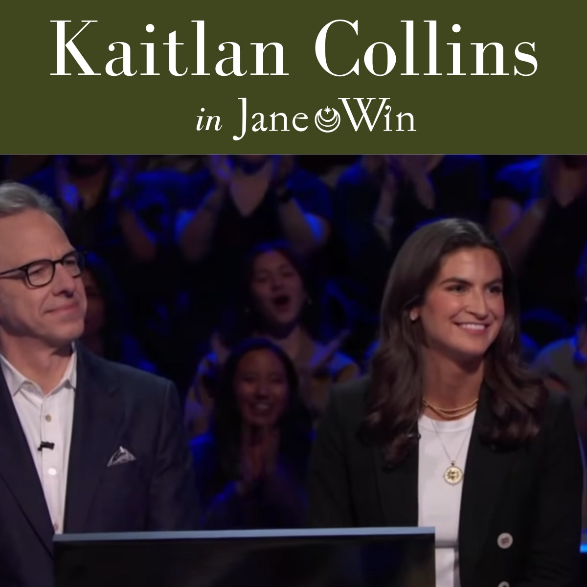 Press Highlight: Kaitlan Collins wears Jane Win on Who Wants to Be a Millionaire
