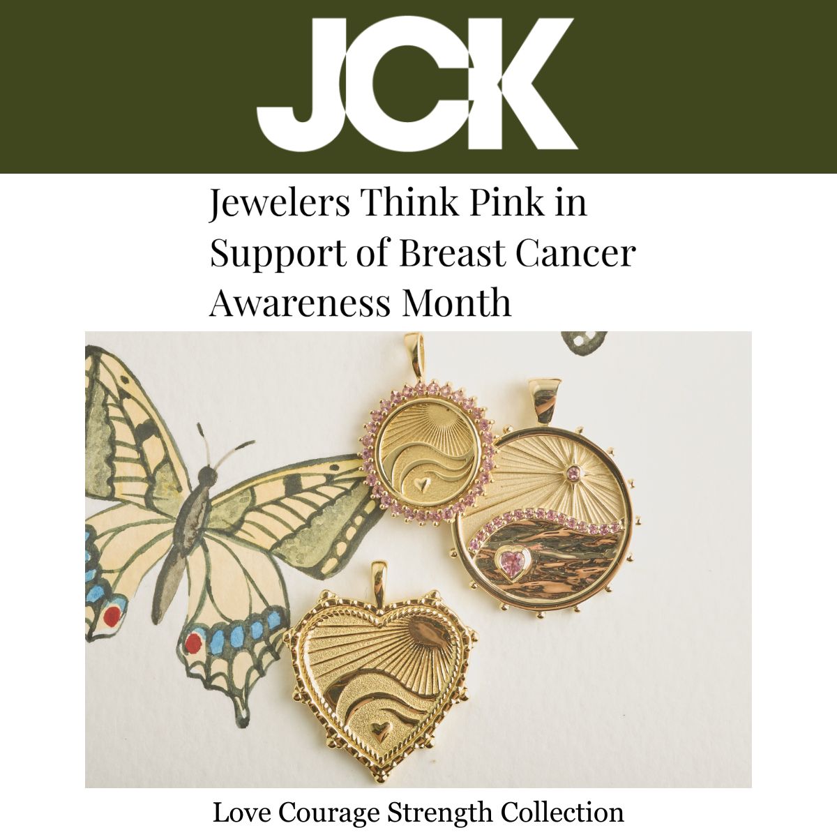 Press Highlight: JCK highlights Jane Win in 'Jewelers who Think Pink' for Breast Cancer Awareness Month 2025
