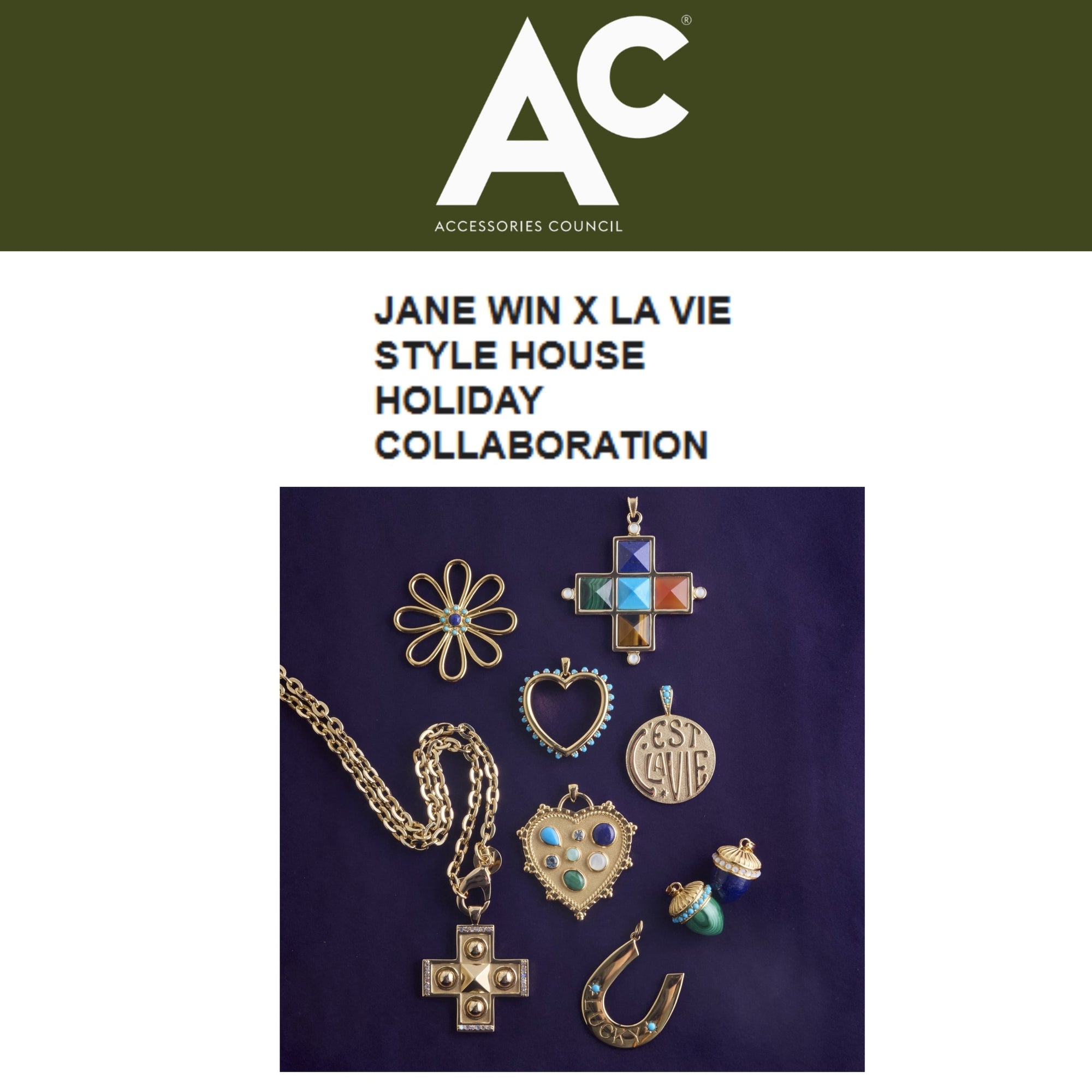 Press Highlight: Accessories Council highlights Jane Win x La Vie Style House Collab