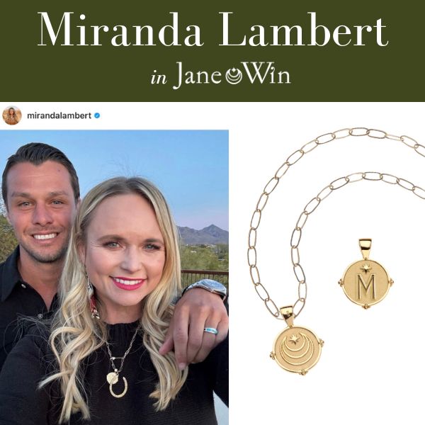 Press Highlight: Miranda Lambert seen wearing Jane Win Neckmess