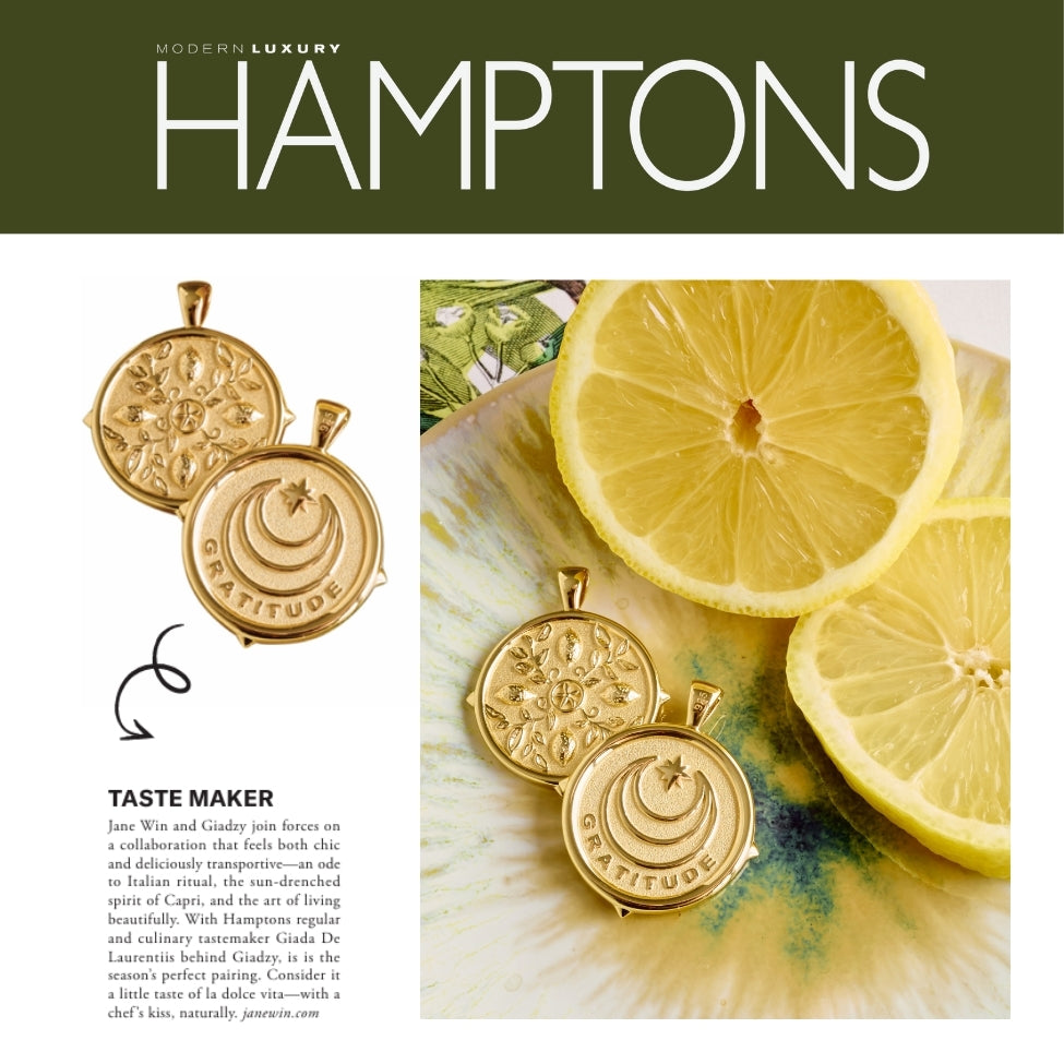Press Highlight: Modern Luxury Hamptons highlights Jane Win x Giadzy Collaboration