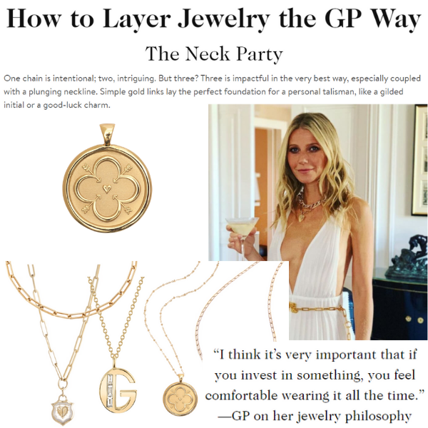 Press Highlight: Jane Win a must have for Gwyneth Paltrow's "Neck Party"