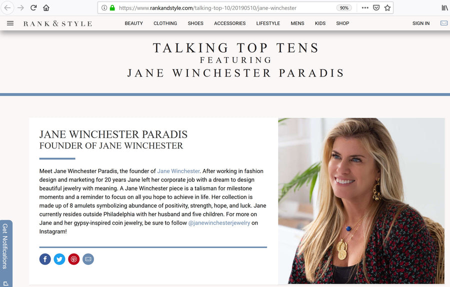 Rank and Style - Talking Top Tens featuring Jane Winchester Paradis