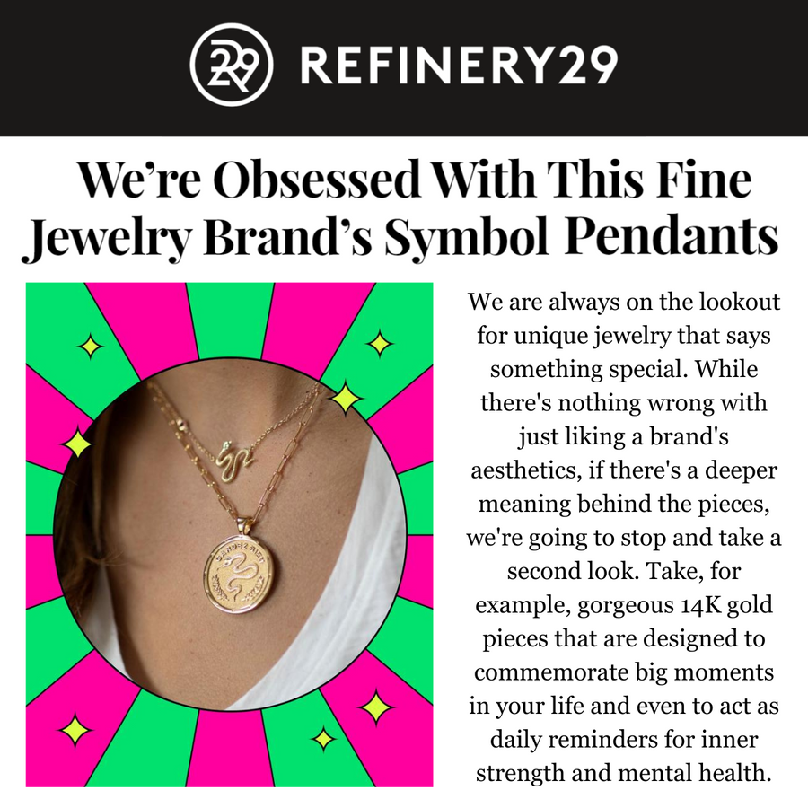Press Highlight: Refinery 29 "Obsessed" with Jane Win's Symbol Pendants
