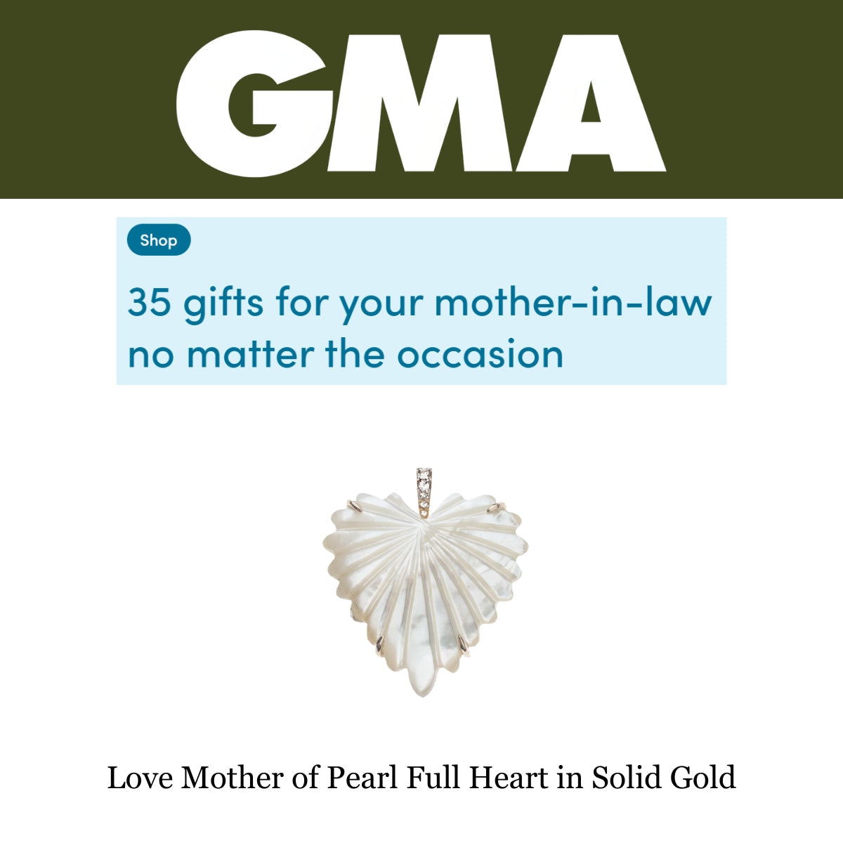 Press Highlight: Good Morning America's "Shop 35 Gifts for Mother-In-Laws" featuring Jane Win