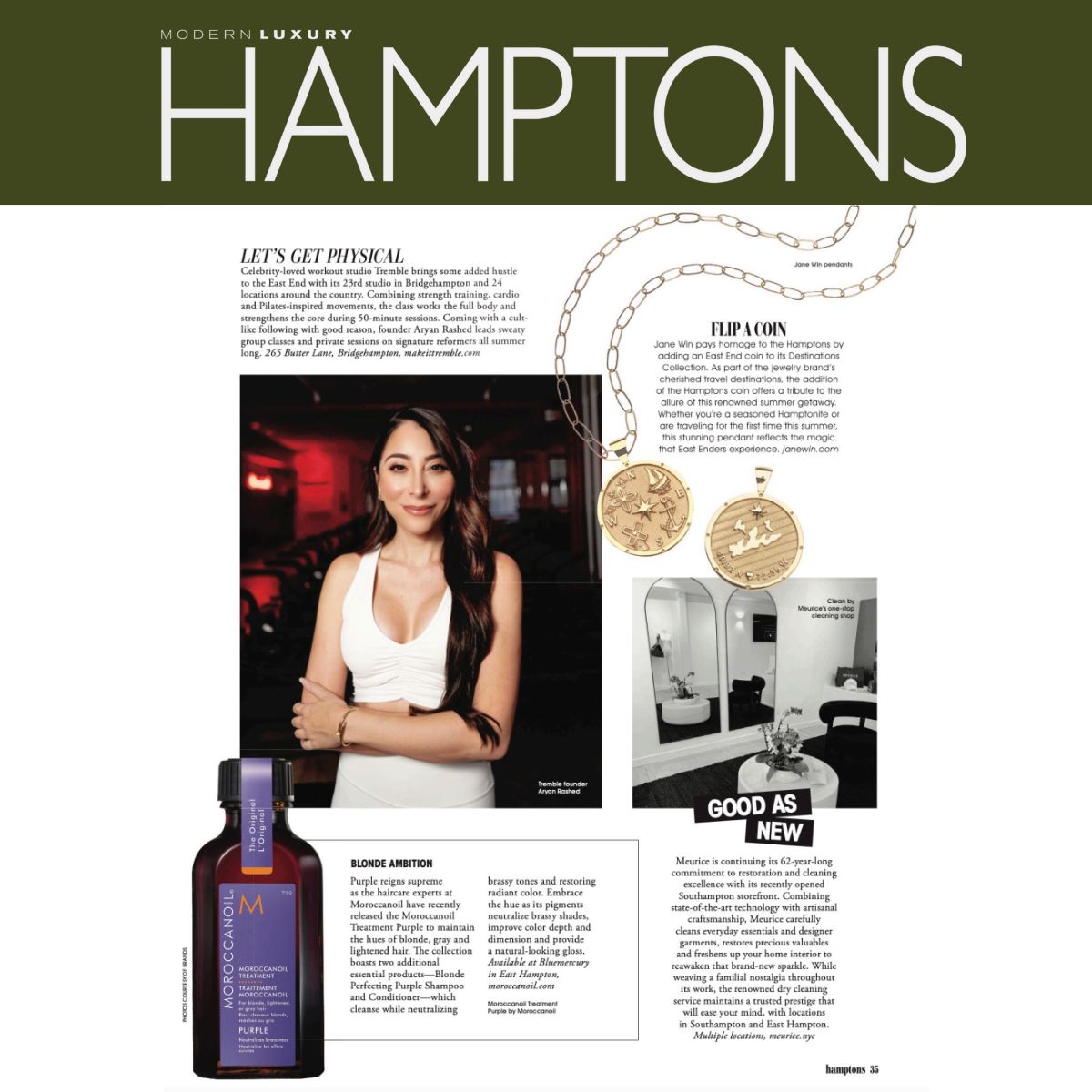 Press Highlight: Modern Luxury's Hamptons Magazine featuring Jane Win